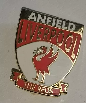 Liverpool FC Anfield Metal Pin Badge Vintage • £8