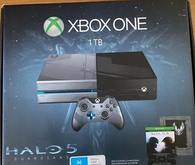 Microsoft Xbox One 1tb Halo Edition Console 1540 With Halo Controller & Leads • $300