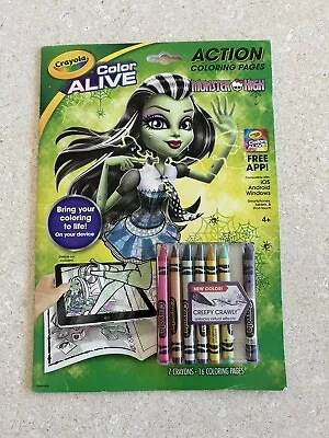 New Crayola Color Alive Monster High Coloring Art Activity Book • $7.99