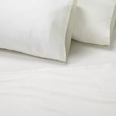 4pc Full Linen Blend Sheet Set Sour Cream - Hearth & Hand With Magnolia • $24.99