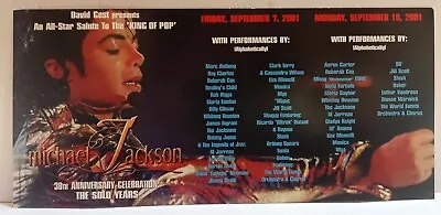 Michael Jackson 3 Madison Square Garden Handbills & Concert Ticket Free UK P&P • £39.99