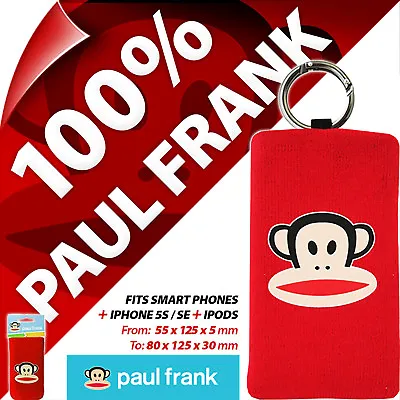 £3.47 • Buy Paul Frank Phone Sock Case Cover Semi Universal Bag Mobile Smart Digital Cameras