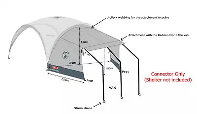 Coleman Event Shelter Driveaway Connector L (CONNECTOR ONLY) • £99.99