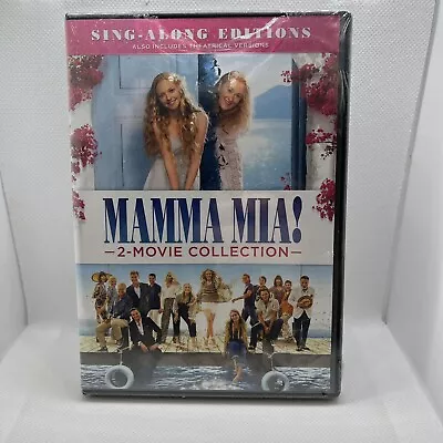 MAMMA MIA 2-MOVIE COLLECTION Here We Go Again NEW SEALED DVD SING ALONG EDITION • $6