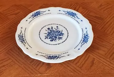 Mayhill Federalist Ironstone Serving Plate Blue White Floral 11.75  Japan • $20