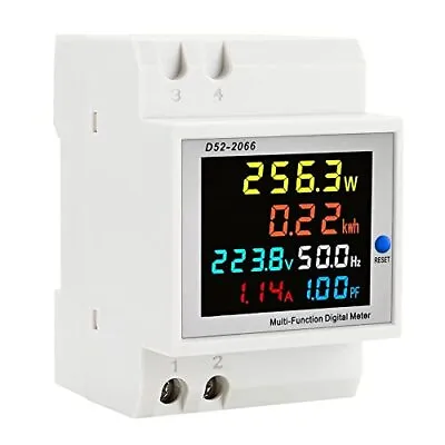 Digital Single Phase Energy Meter Tester Electricity Usage Monitor Ac 110v 40v~3 • $39.13