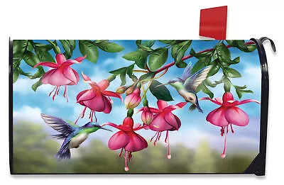 Flight Of The Hummingbirds Spring Magnetic Mailbox Cover Floral Briarwood Lane • $17.97