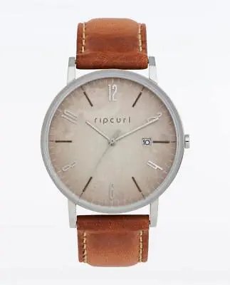 Rip Curl LATCH LEATHER WATCH Womens Waterproof Watch New - A3212G Vintage Tan • $152.99