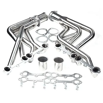 Stainless Exhaust Header For 73-85 Chevy/GMC Small Block Long Tube 1-5/8 2WD/4WD • $205.48