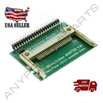 CF Compact Flash Memory Card To 2.5  Male IDE 44pin Adapter Converter For Laptop • $7.45