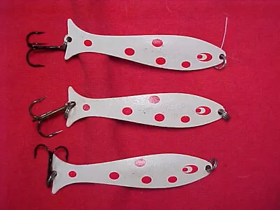 Lot Of 3 Mooselook Wobbler  Trolling Spoons Fishing Lake Trout • $12.95