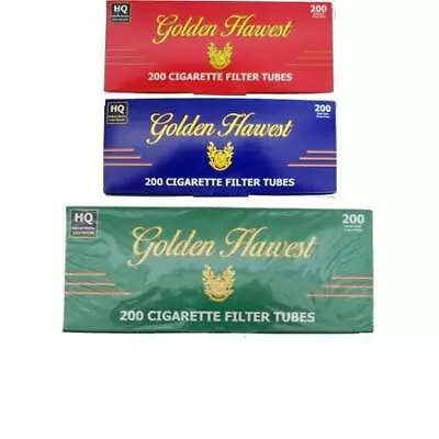 Golden Harvest GREEN Menthol 100mm Cigarette Tubes 200 Count Per Box [1-Box] • $8.46