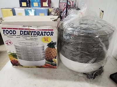  Electric Food Dehydrator Jerky Maker 5 Trays With Box  • $50.36