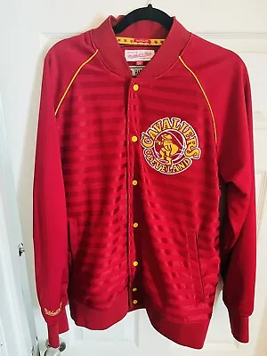 Mitchell & Ness Cleveland Cavalier NBA Hardwood Classics Vintage Wool Jacket LRG • $45