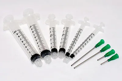 Easy Glide Syringes Large Blunt Tip Fill Needle W/Cap Chemical Liquid Lab • $21.50