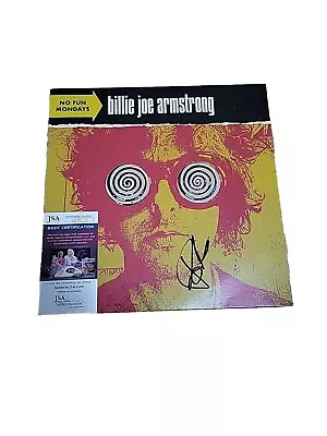 Billie Joe Armstrong Autographed Signed No Fun Mondays Vinyl LP Album JSA COA • $349.99