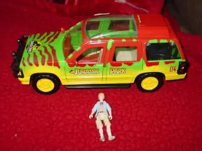 Mattel 2020 Jurassic Park 1993 Ford Explorer Model Car 04 W/Tim Figure (EX) • $39.99