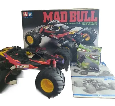 Vintage Tamiya Mad Bull 1/10 Radio Controlled Car Battery And Charger  • £99