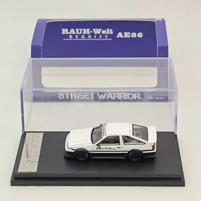 1/64 STREET WARRIOR RWB AE86 Fujiwara Livery White Diecast Models Car Collection • $45.79