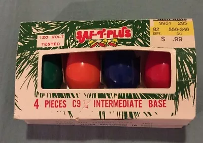 Vintage Saf-T-plus 120v Christmas Light Bulbs • $5.97