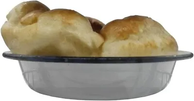 2 Giant Individual Yorkshire Pudding Tins/Falcon Enamel Pie Tins & Recipe Card • £14.99