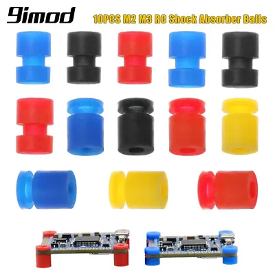 9IMOD 10pcs M2/M3 RC Rubber Shock Absorber Balls For F3 F4 F7 Flight Controller • $7.56