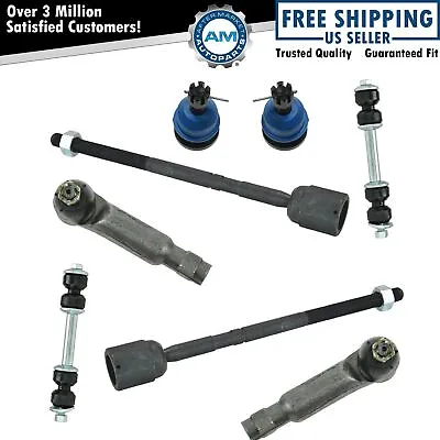 Tie Rod End Lower Ball Joint Sway Bar Link Front Suspension Set Kit For Ford • $55.08