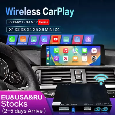 Wireless CarPlay Retrofit Kits Fit For BMW F11 F12 F21 F30 F31 X1-X6 CIC NBT EVO • $150