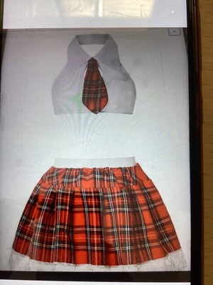 £14.99 • Buy Sexy Lingerie  School Girl Outfit XXL 18-22