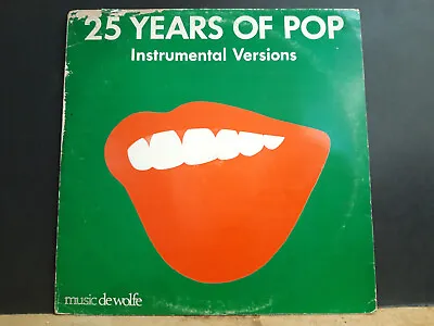 MUSIC DE WOLFE  25 Years Of Pop Instrumental Versions  LP   Library Album • £16