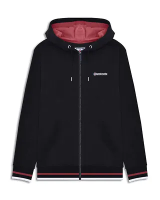 Mens Lambretta Original Full Zip Classic Target Hoodie Top • £39.99