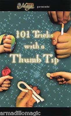 101 Tricks With A Thumb Tip Booklet - Magic Trick Book - US Seller • $7.95