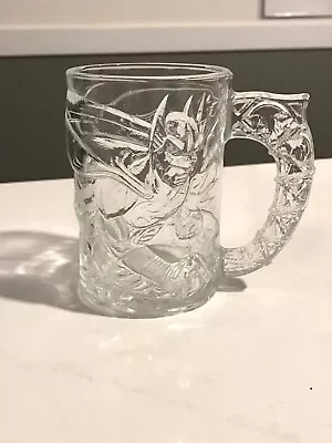 McDonald's Batman Forever Movie Mug Cup Glass W/ Handle 1995 DC Comics Batman • $9.99