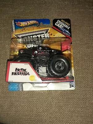 Metal Mulisha Hot Wheels Monster Jam 1:64 Truck 1st Edition With Crushable Car • $24.99