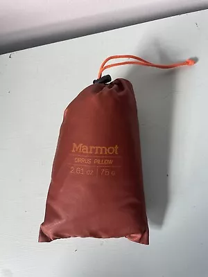 Marmot Cirrus Down Pillow 23510 Vintage Orange Camping Backpacking $45 Msrp • $20