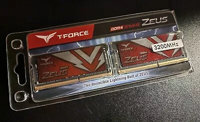 TEAMGROUP T-Force Zeus DDR4 SODIMM 16GB (2x8GB) 3200MHz (25600) 260 Pin • $29