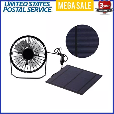 5W Mini Solar Panel With Portable Cooling Fan Photovoltaic Solar Panel Set • $13.98