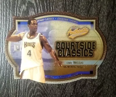 2002-03 (KINGS) Fleer Authentix Courtside Classics #6 Chris Webber! HOF! • $1.99