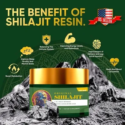Pure Shilajit 100 Serving Extremely Potent Fulvic Acid • $34.90
