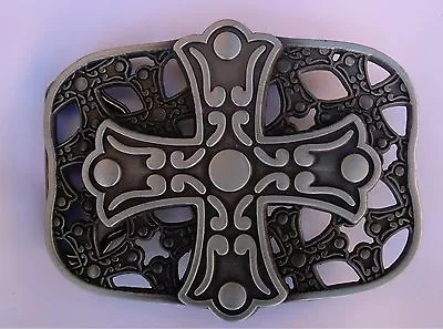 New Celtic Cross Irish And Shield Belt Buckle • $11.99