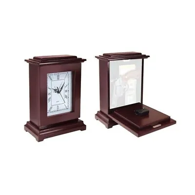 Peace Keeper RGC Tall Gun Clock Front Panel Entry Mahogany Stain Woo (FVS015770) • $69.99