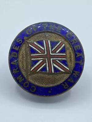 WW1 British Comrades Of The Great War Enamel Badge No10645 By J R Gaunt • £12