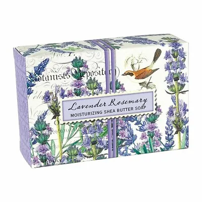 Michel Design Works Lavender Rosemary Shea Butter Soap Bar Eucalyptus Scent • $7.95