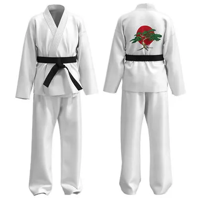 The Karate Kid Daniel LaRusso Cosplay Costume Karate Kid Adult Uniform Outfit UK • £17.99