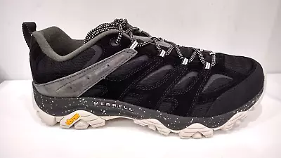 Merrell Men's Moab 3  Hiking Shoes BLACK NOIR -J036281W- US Size 12W / EU 46.5 • $39.99