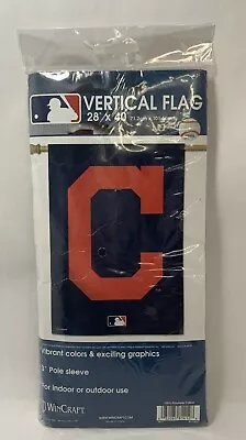 Cleveland Indians Vertical Flag 28'' X 40'' NEW Indoor Outdoor MLB Baseball  • $9.07