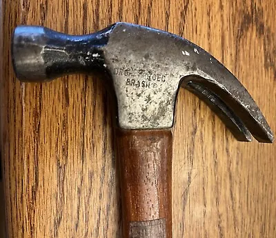 DROP FORGED 7 Oz Curved Claw Hammer Vintage Made In Brazil 11 Inch Total • $9.97