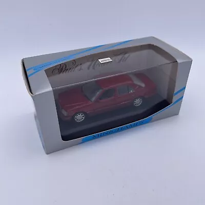 Minichamps Mercedes E Class Saloon 1993 Scale Model Car 1:43 Boxed Imperial Red • £44.95