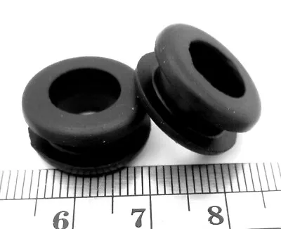 1/2  Hole Rubber Bushing Wiring Grommet For 1/2  Hole 1/16  Panel Has 3/8  ID • $9.23