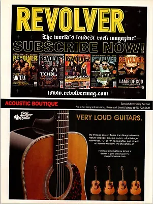 Morgan Monroe Guitars Original Print Ad • $8.55